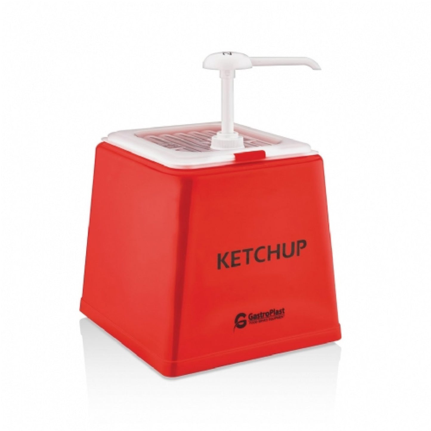 Ketchup Pump Dispenser GNPP 1/6 200 mm - GDK-01 - Red